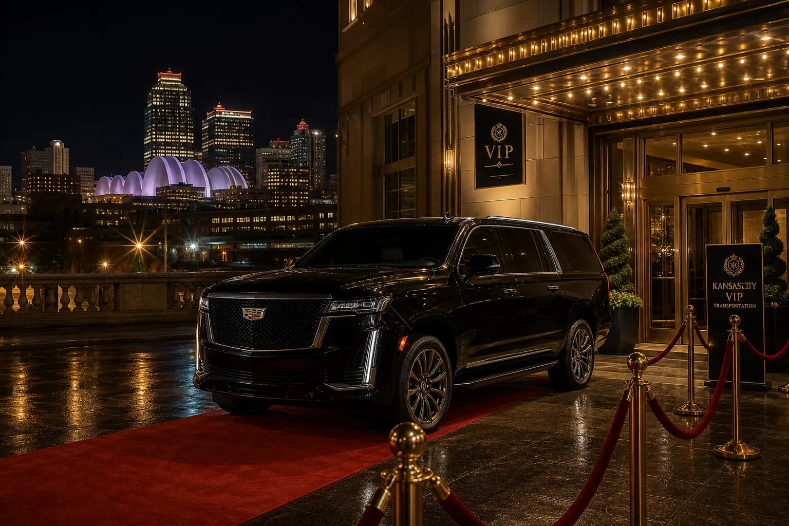 VIP luxury chauffeur and executive transportation in Kansas City